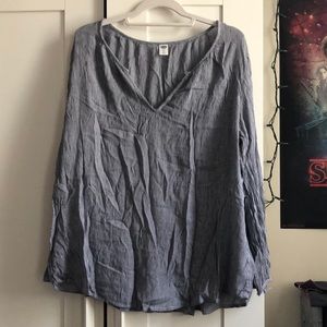 Pinstripe Old Navy Tunic